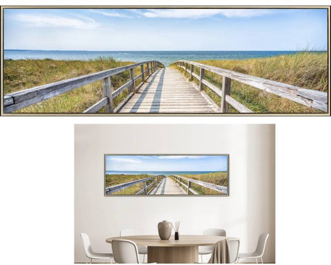 Beach Pathway Canvas  150  x  50