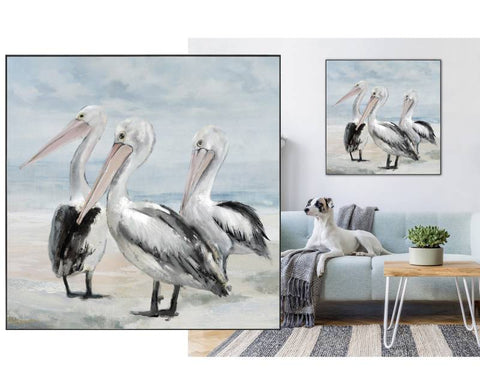 Pelican Duo Canvas  80  x  80
